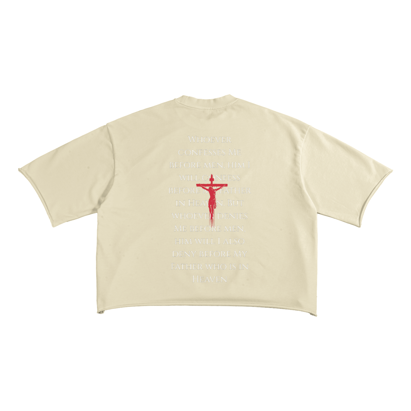 The Cross Raw Edge T-Shirt