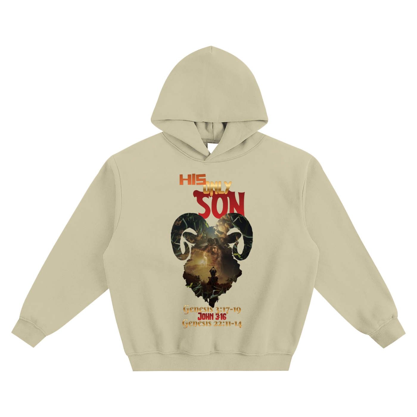 HIS only SON Fleeced Boxy Hoodie