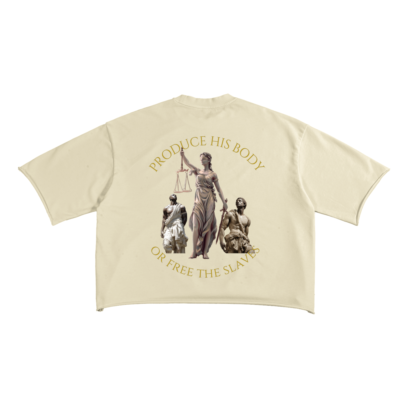 Free the Slaves Raw Edge T-Shirt