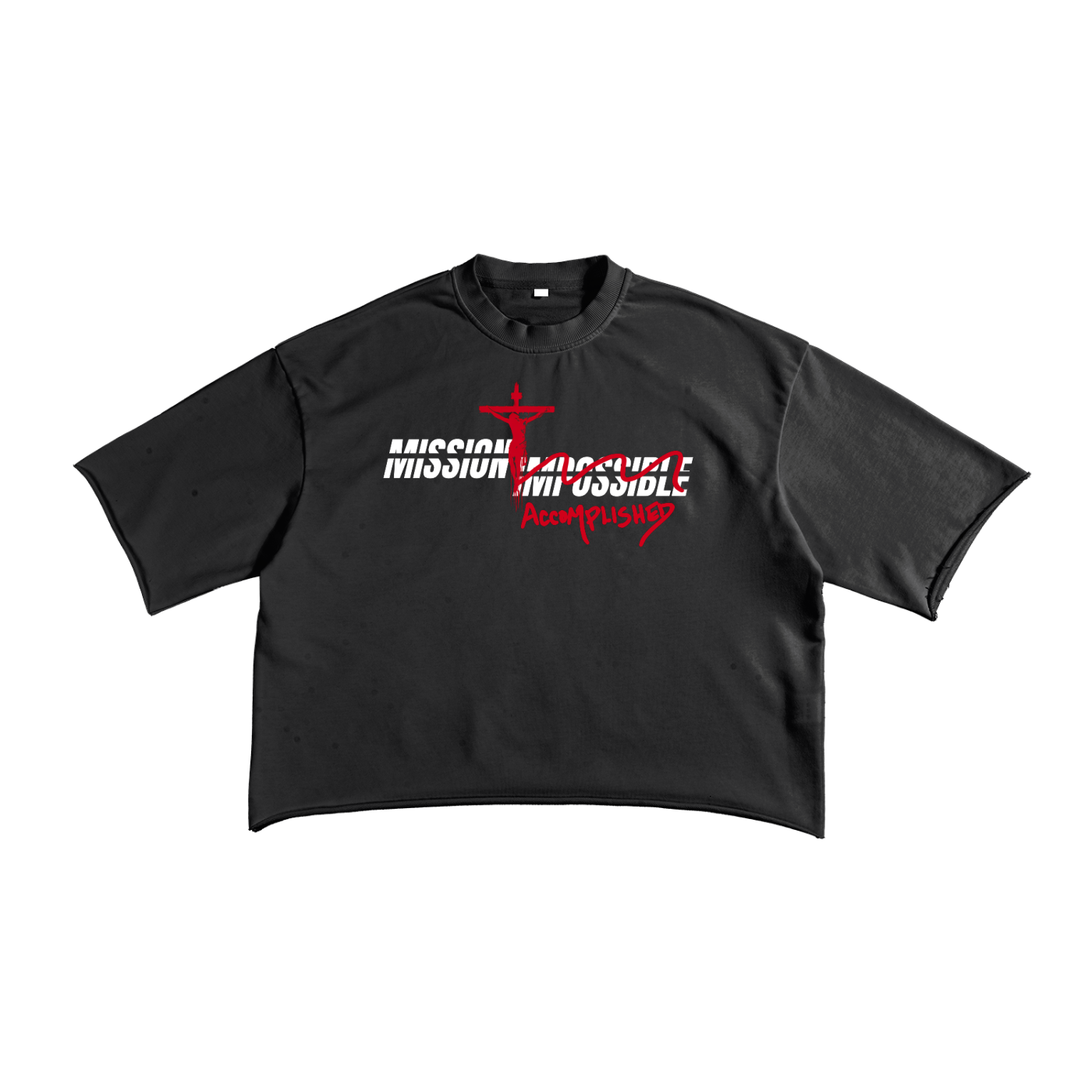 Mission Accomplished Raw Edge T-Shirt