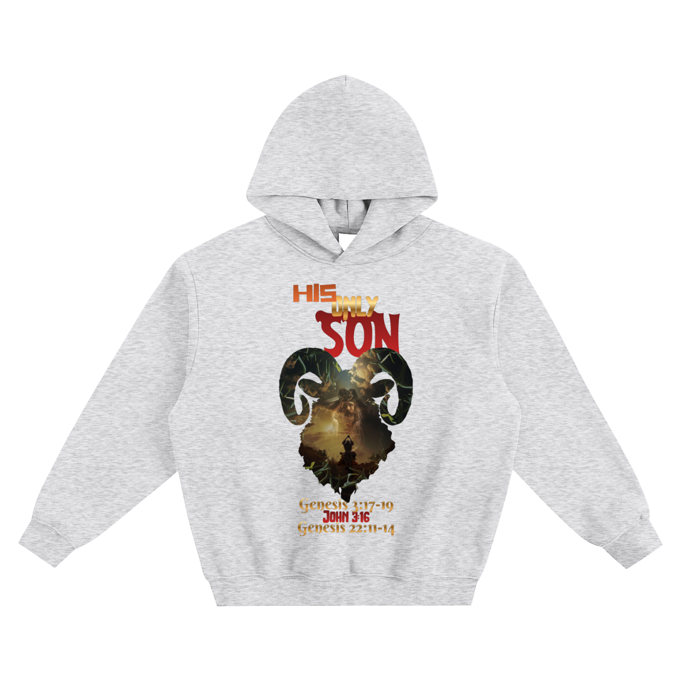 HIS only SON Fleeced Boxy Hoodie