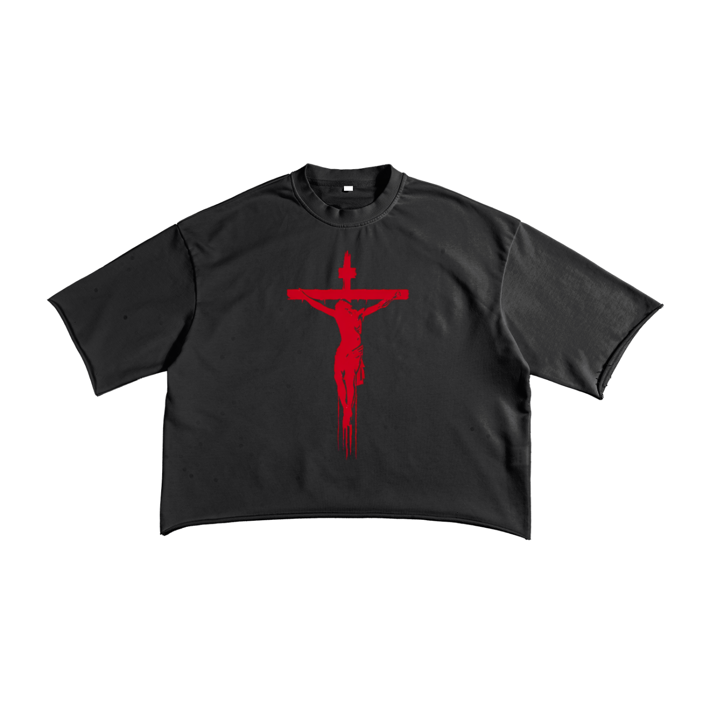 The Cross Raw Edge T-Shirt