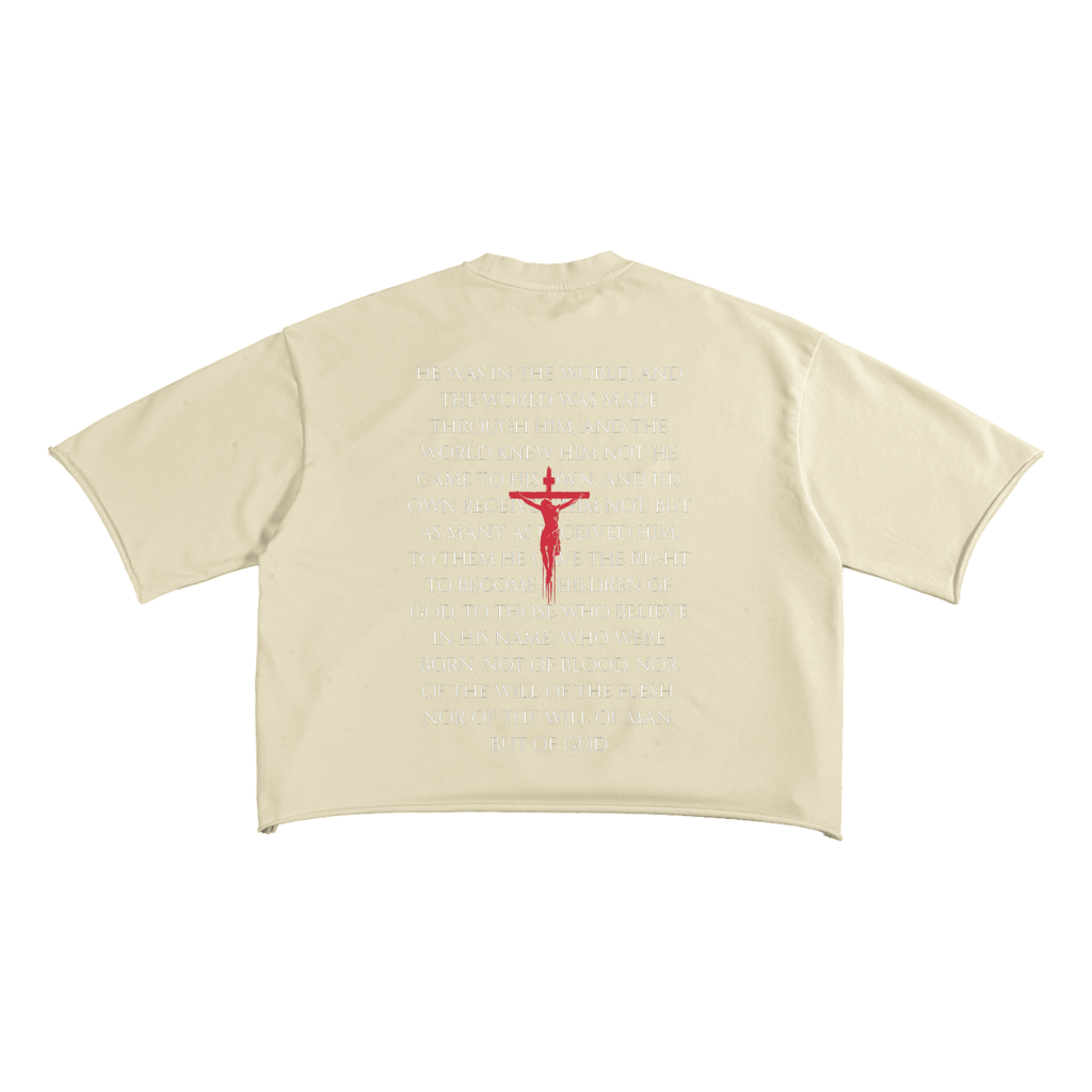 Christ Jesus Genes Raw Edge T-Shirt