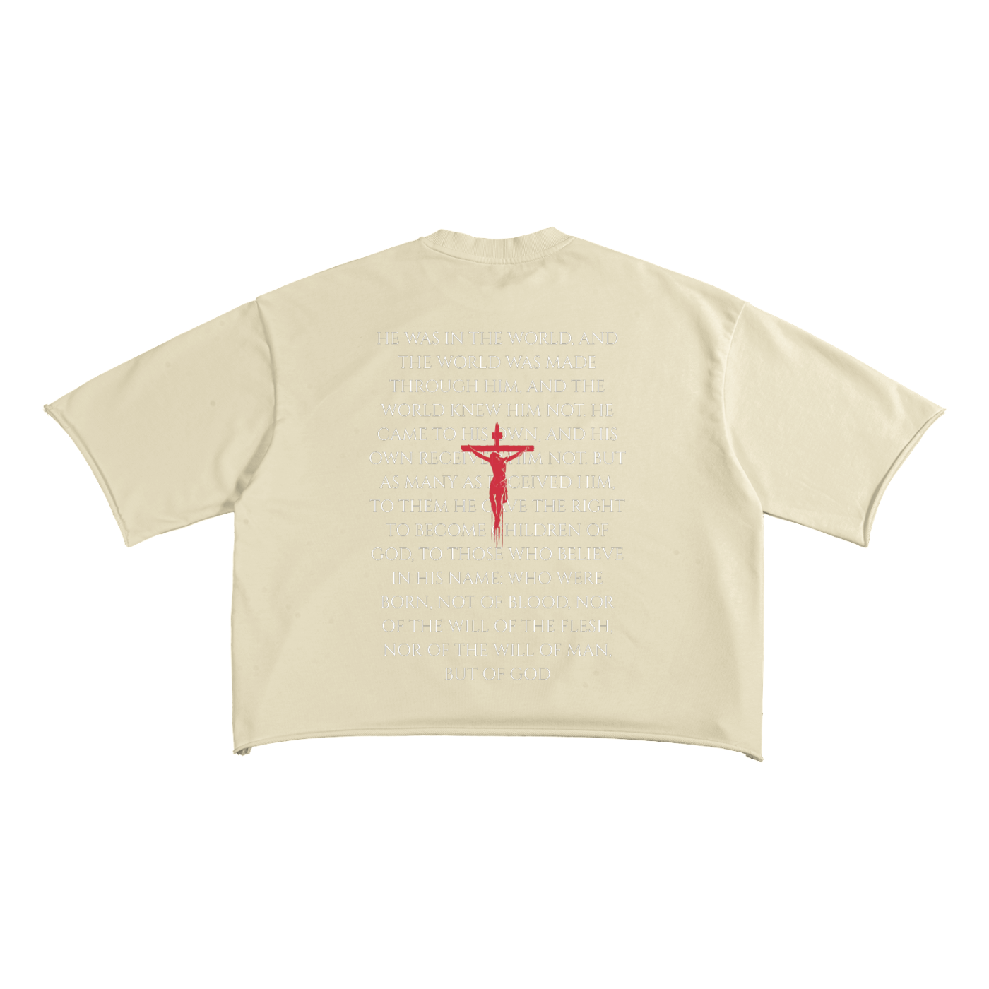 Christ Jesus Genes Raw Edge T-Shirt