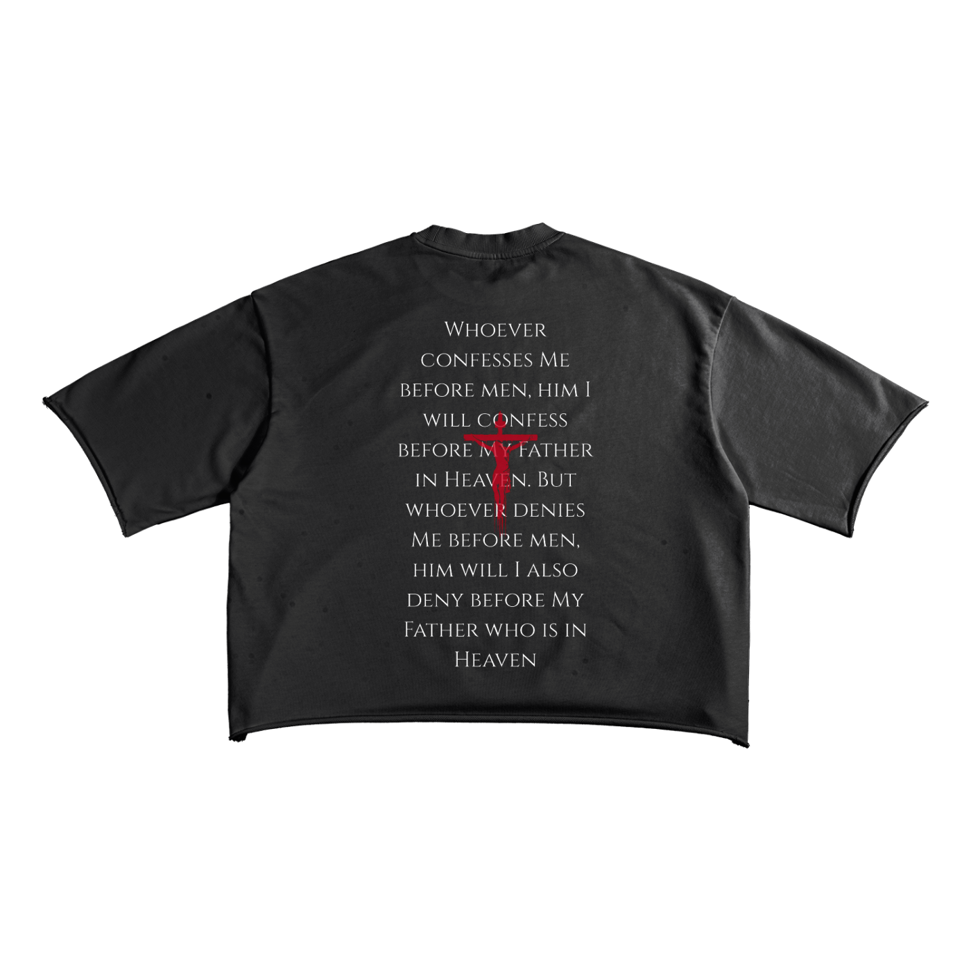 The Cross Raw Edge T-Shirt