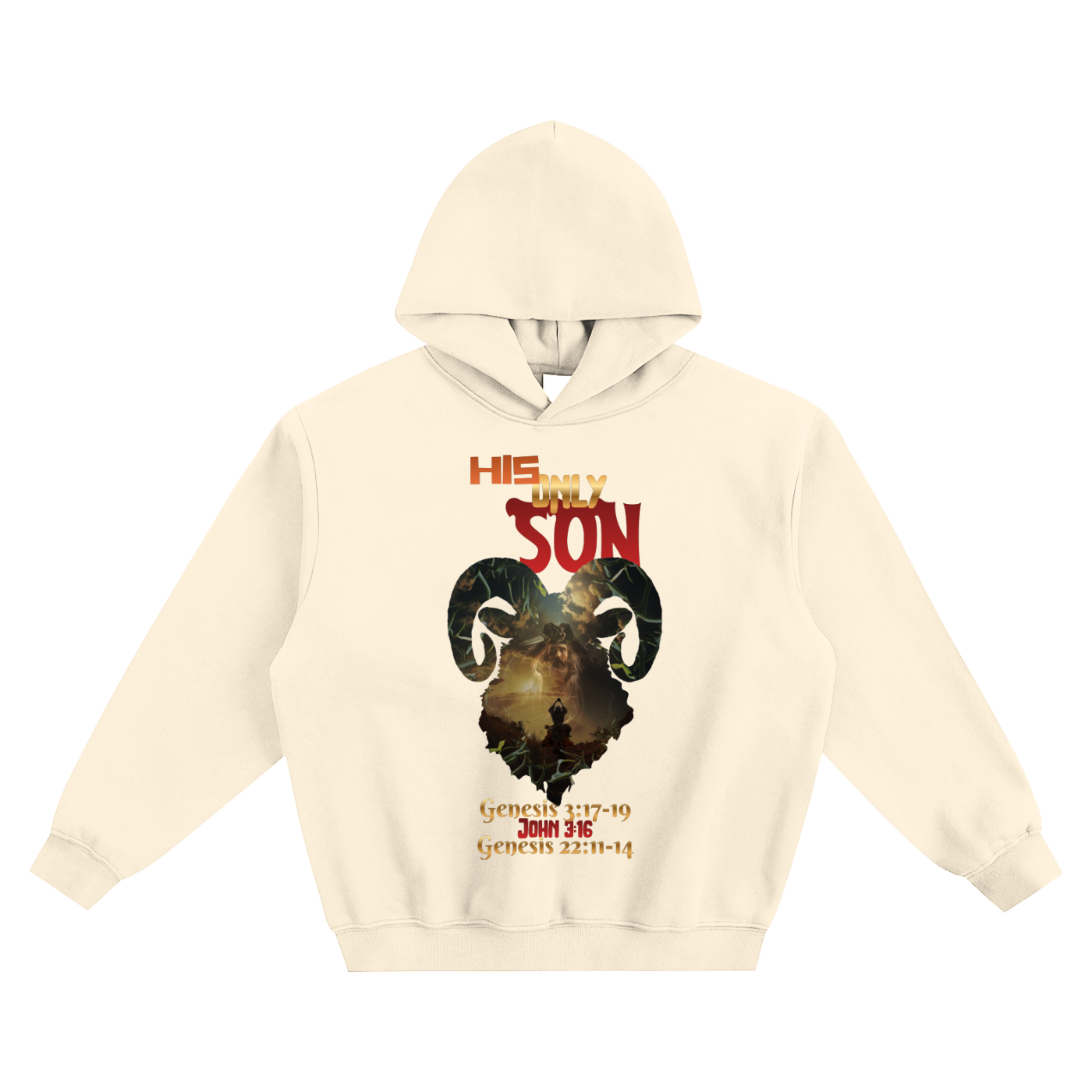 HIS only SON Fleeced Boxy Hoodie