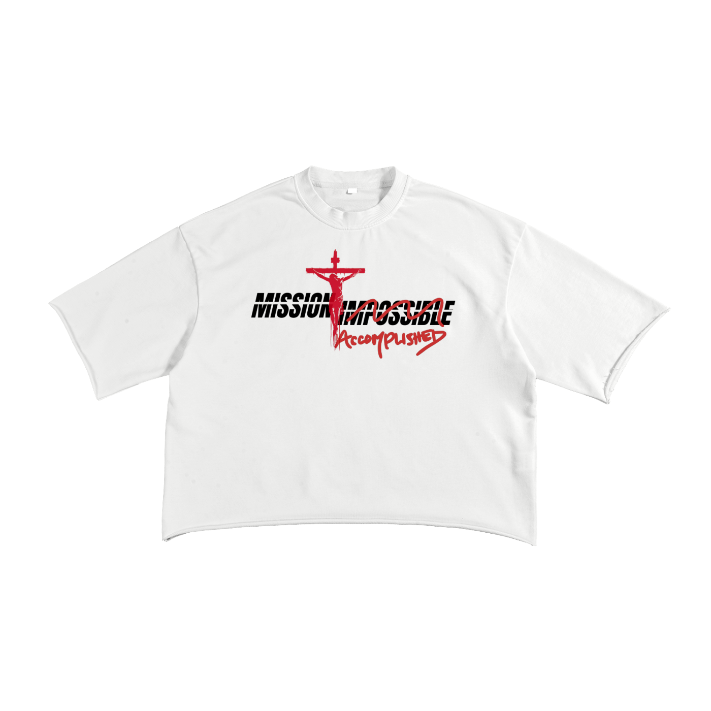 Mission Accomplished Raw Edge T-Shirt