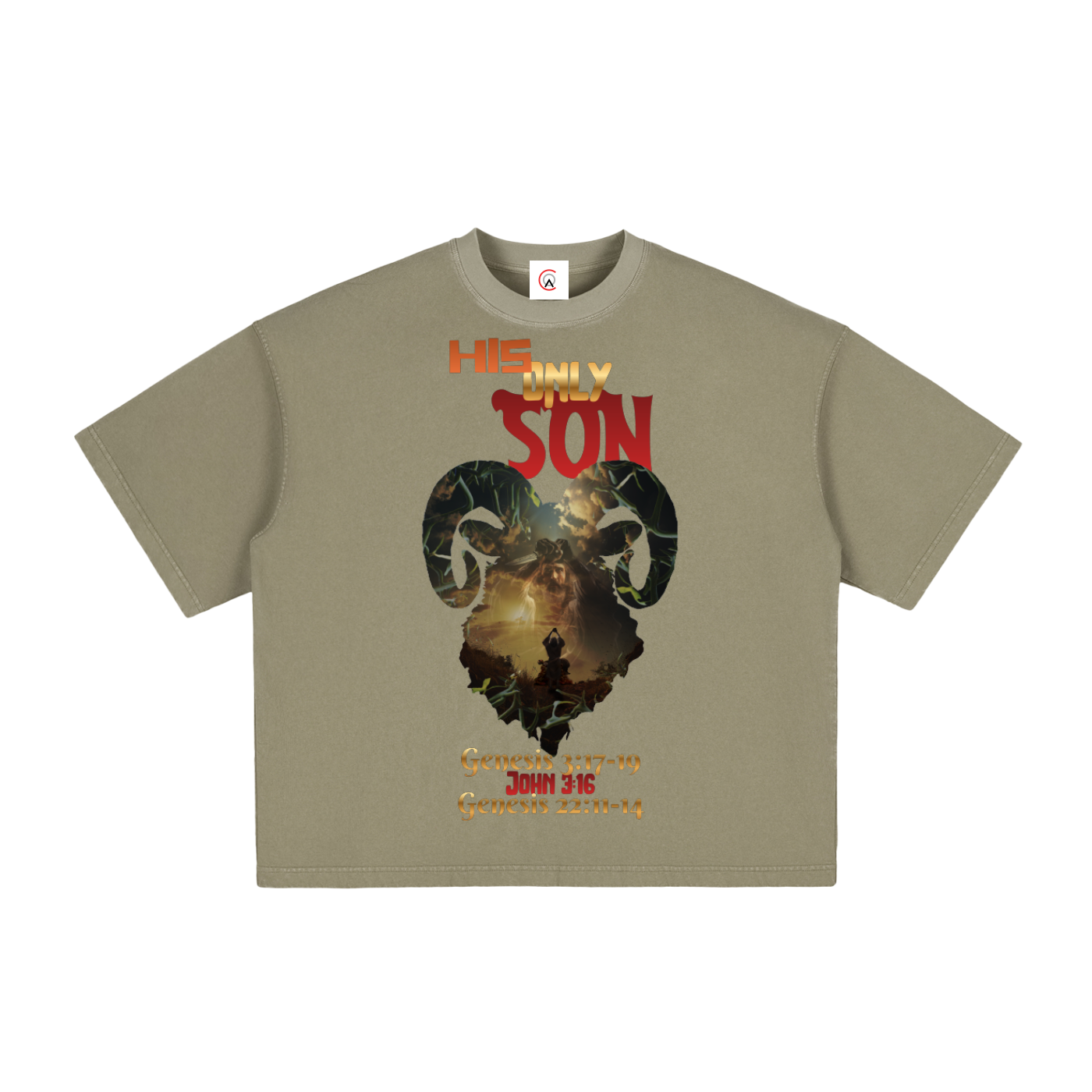 HIS only SON Vintage Washed Boxy T-Shirt