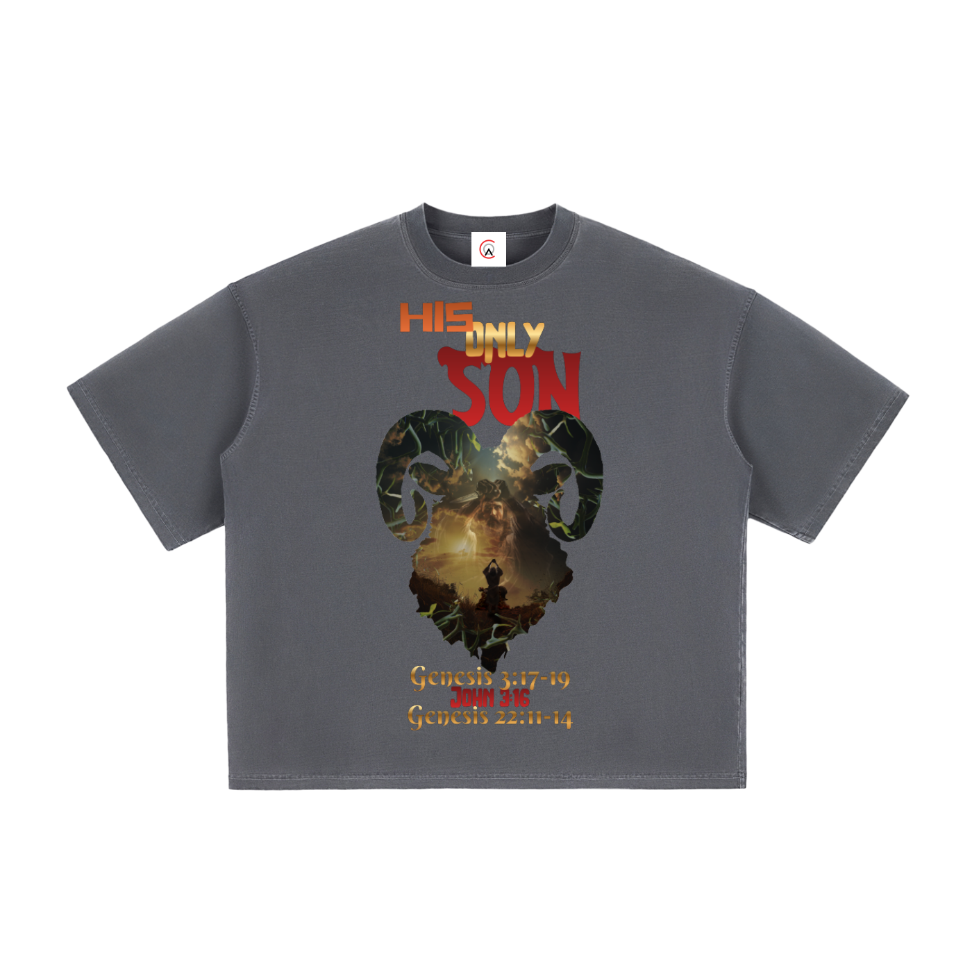 HIS only SON Vintage Washed Boxy T-Shirt