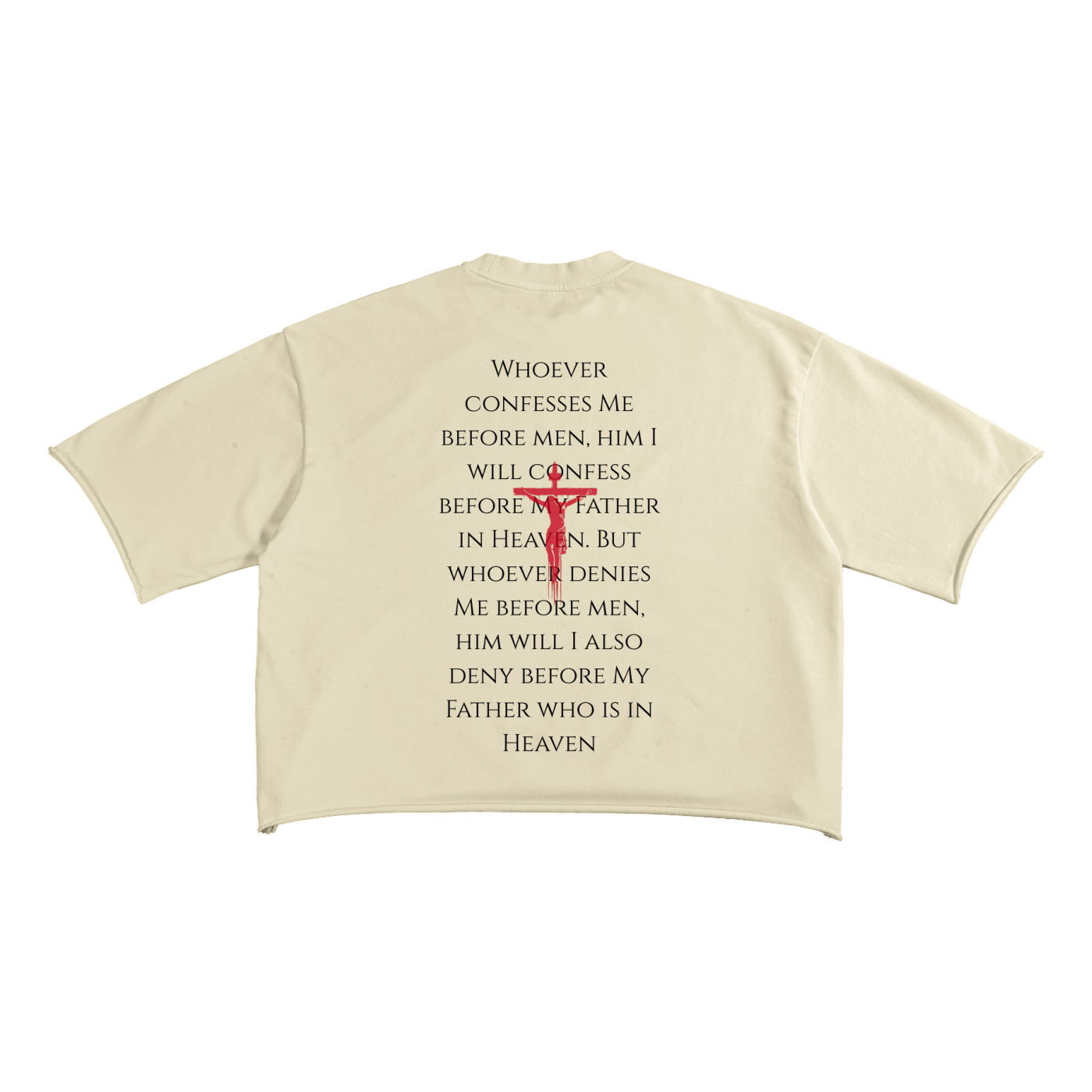 The Cross Raw Edge T-Shirt