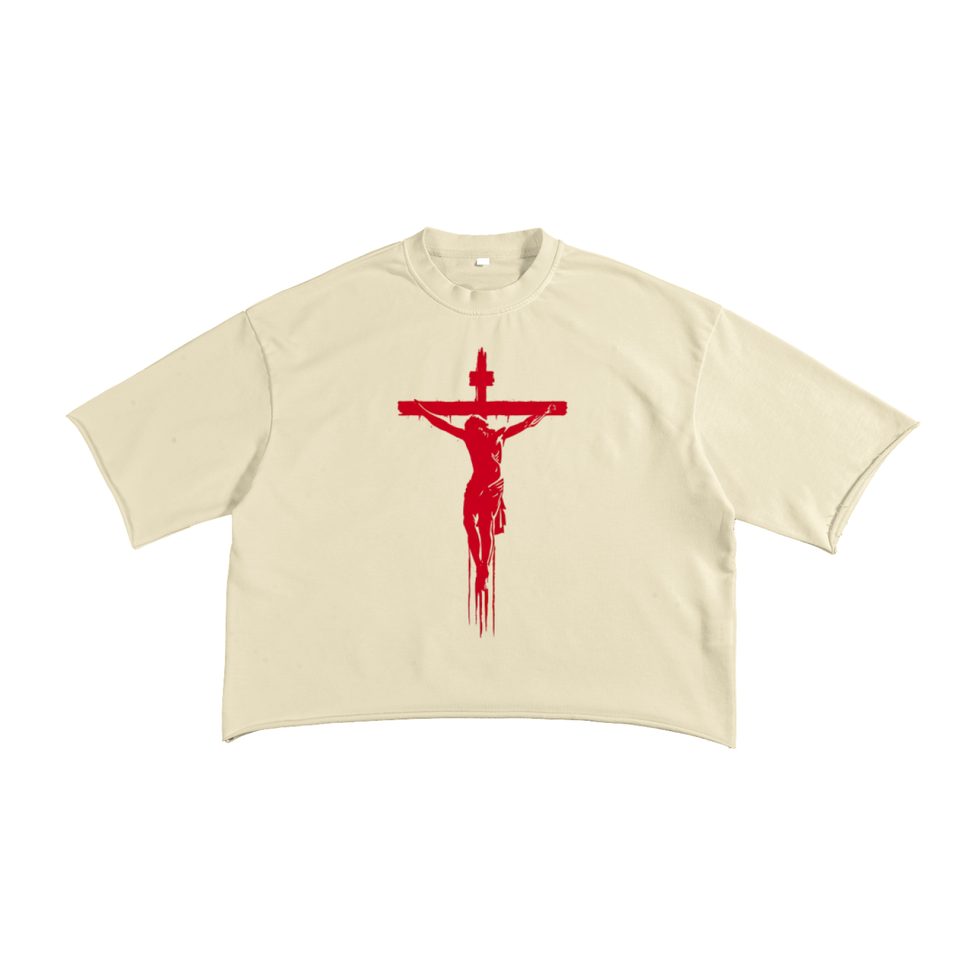 The Cross Raw Edge T-Shirt