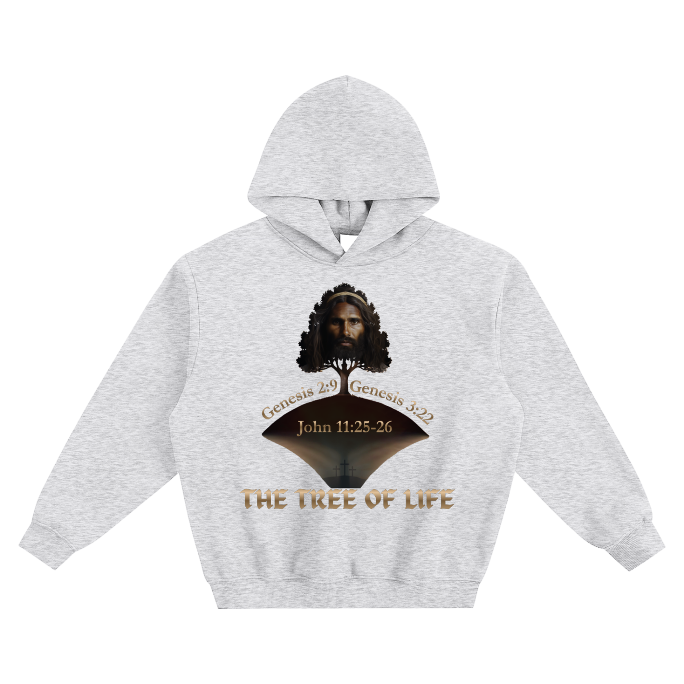 The Tree of Life Fleeced Boxy Hoodie