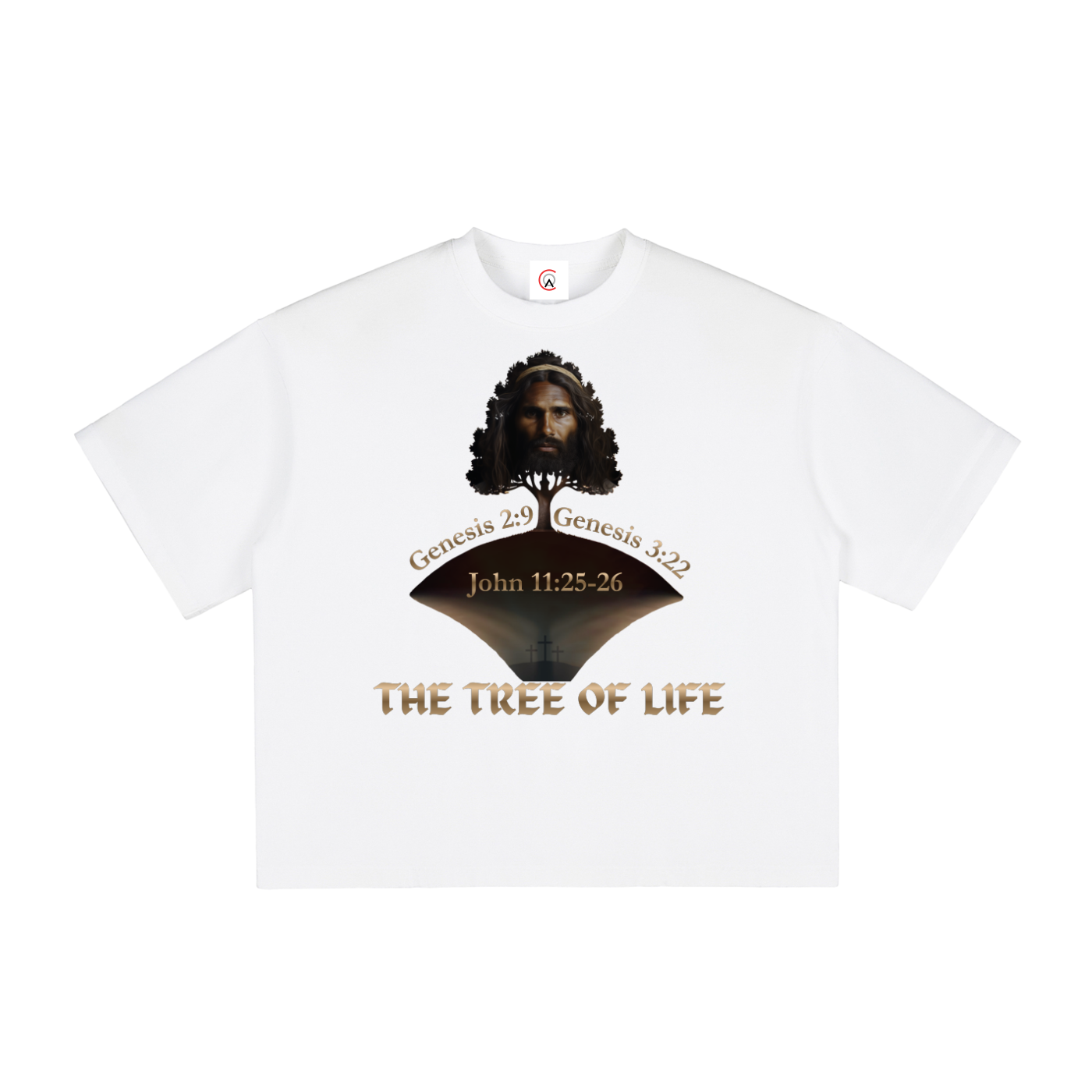 The Tree of Life Vintage Washed Boxy T-Shirt