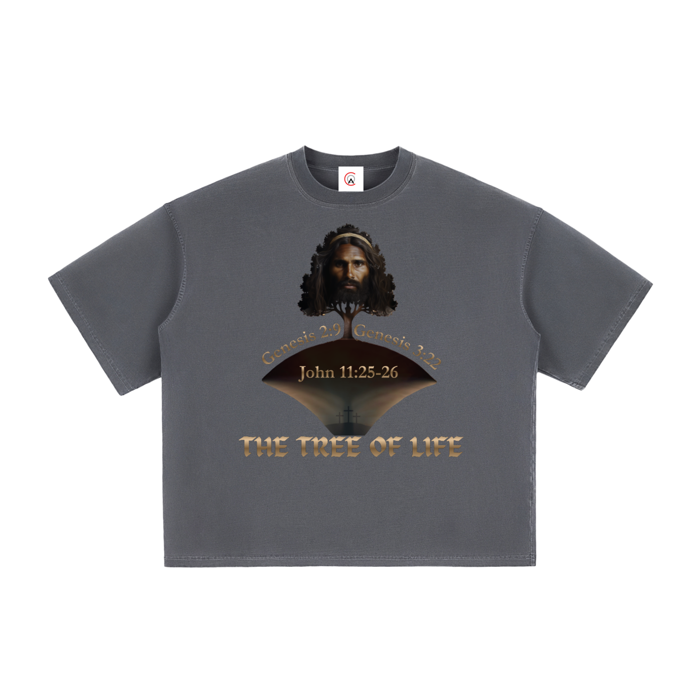 The Tree of Life Vintage Washed Boxy T-Shirt