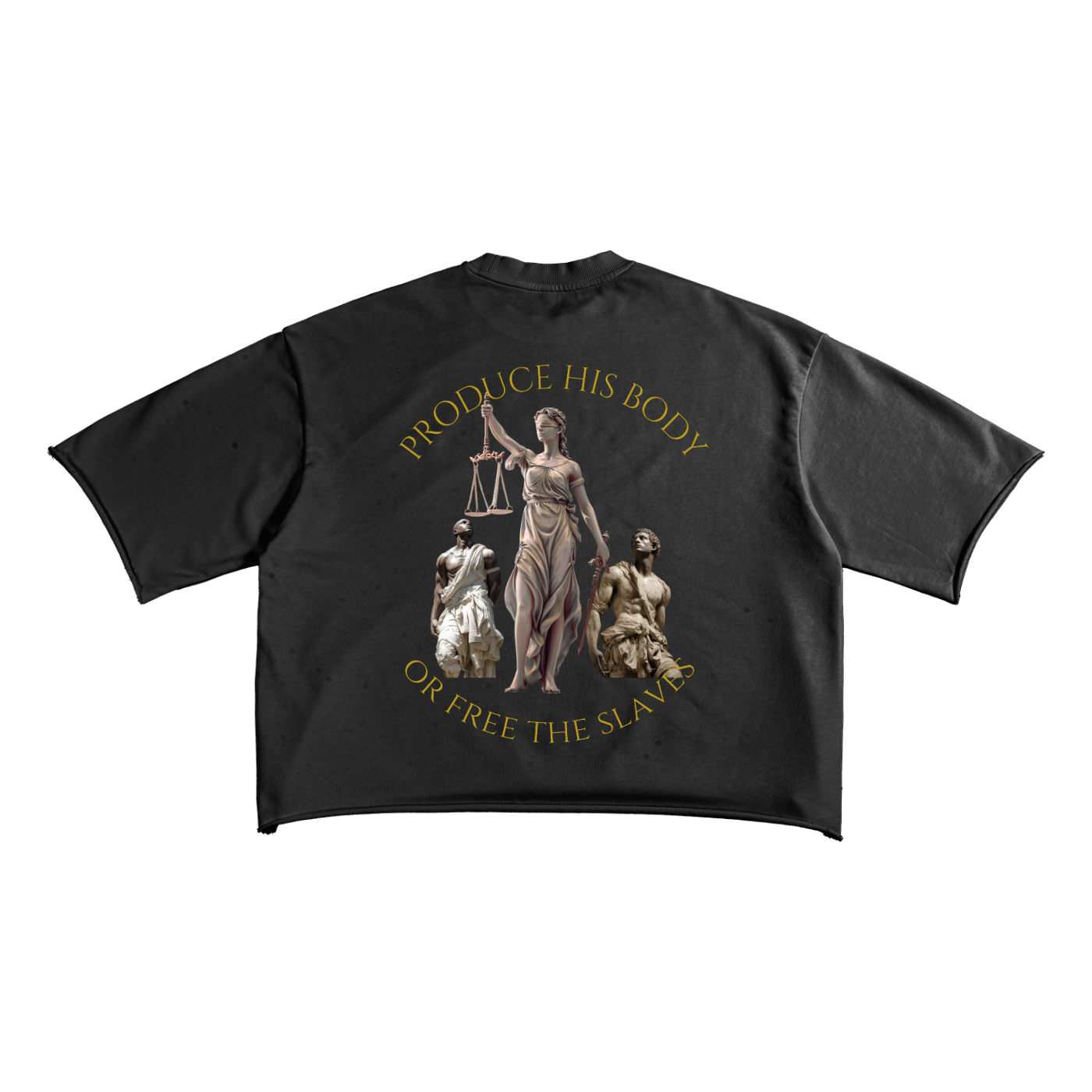 Free the Slaves Raw Edge T-Shirt